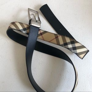 XCLT Burberry nova check belt 40/100